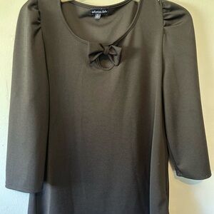 Olivia Blu Women’s Top Black 3/4 sleeved